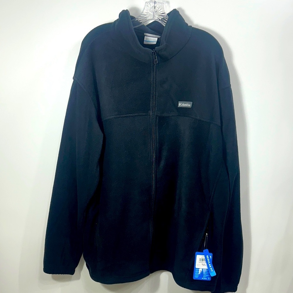 Columbia Men’s Granite Mountain fleece jacket black size 2X. NWT.